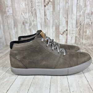 Merrell Mens J97077 Brown Leather Lace Up Mid Top Casual Shoes Size 12